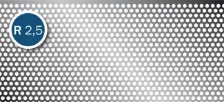 Perforated metal - Round Hole R 2,5