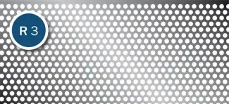 Perforated metal - Round Hole R 3