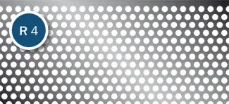Perforated metal - Round Hole R 4