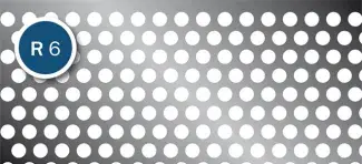 Perforated metal - Round Hole R 6