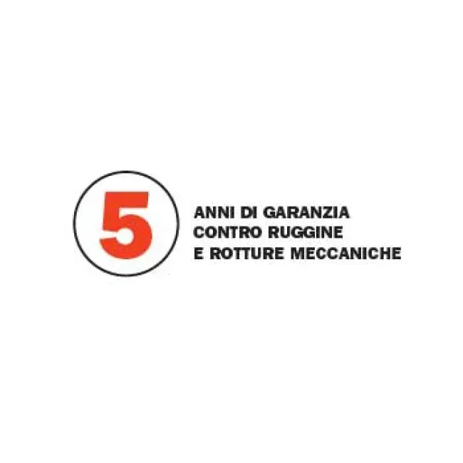 Garantie du paillasson = 5 ans Garantie du paillasson = 5 ans